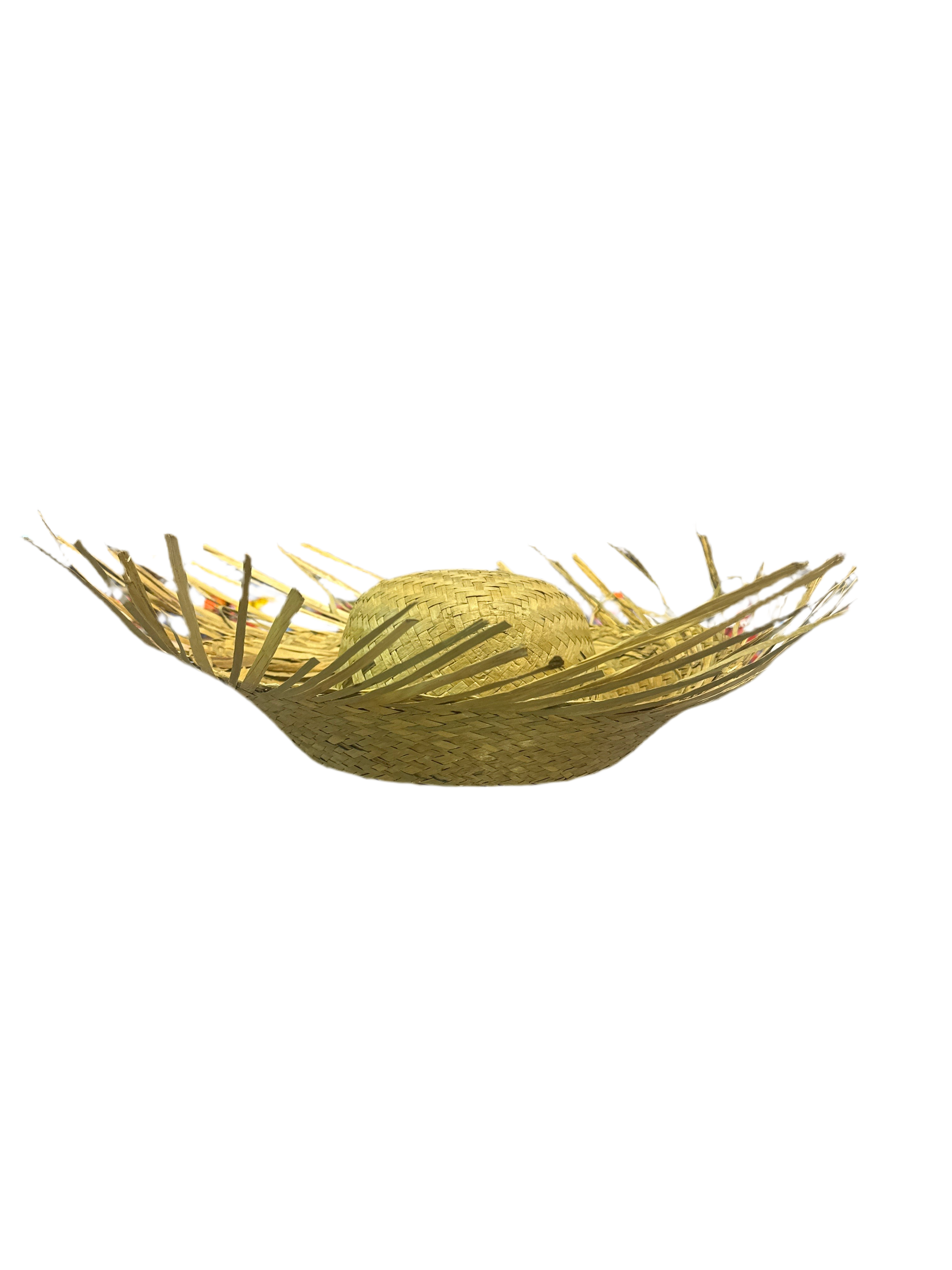 SOMBRERO PAVA DE PUERTO RICO TAMAÑO ADULTO - PUERTO RICO STRAW HAT ADULT SIZE (PD)