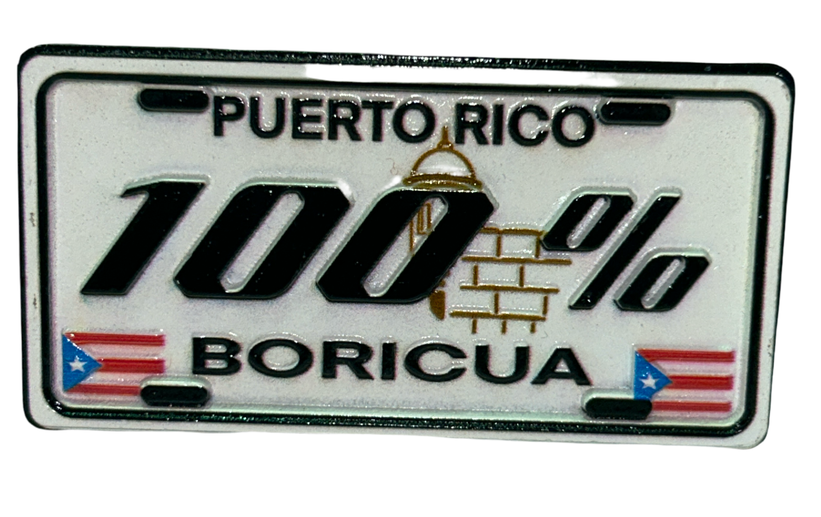 MAGNETO TABLILLA PUERTO RICO - 100% BORICUA