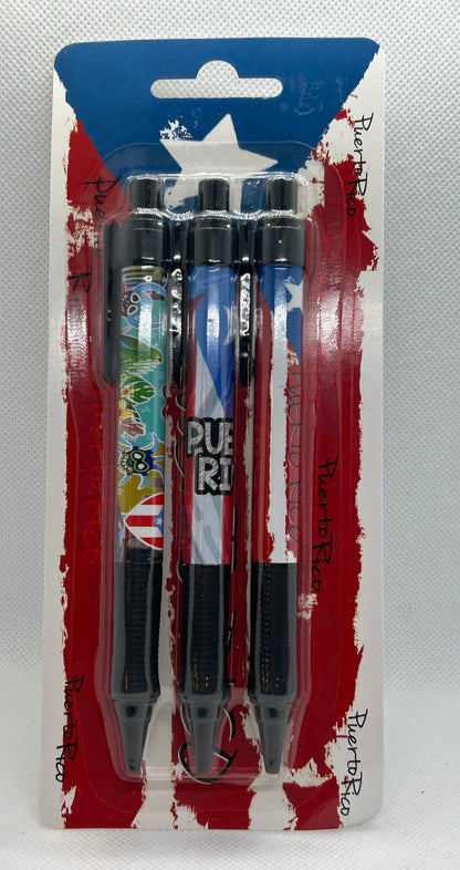 PUERTO RICO PEN SET - SET DE BOLIGRAFOS DE PR.
