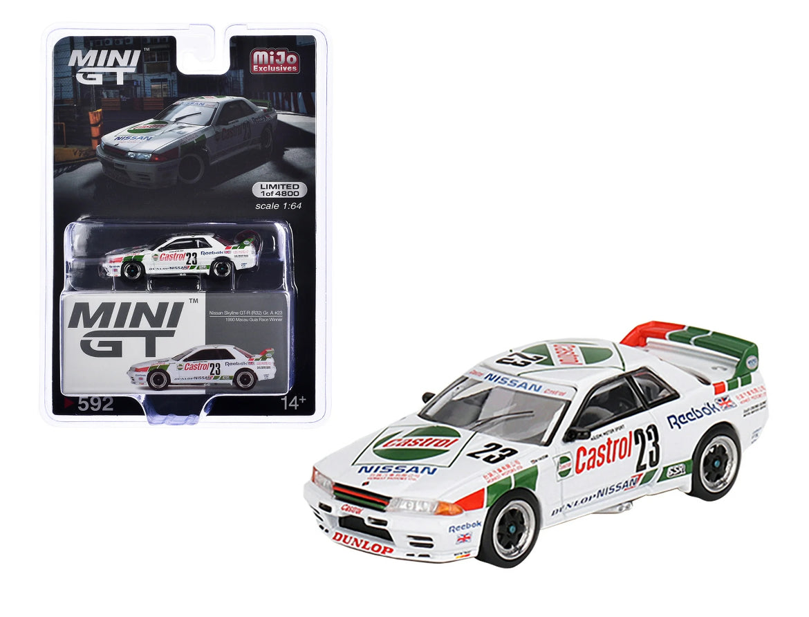 1/64 NISSAN SKYLINE GT-R (R32) GR. A #3 - 1990 MACAU GUIA RACE WINNER