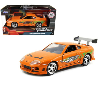 El Toyota Supra naranja de Brian Rápido y Furioso 1:43-97345