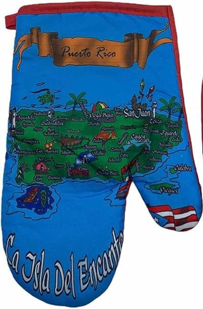 MAPA DE PR DE GUANTES DE HORNO