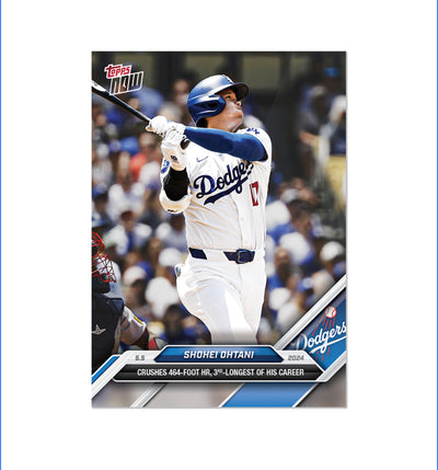 TARJETA COLECCIONABLE N.° 161 DE SHOHEI OHTANI DE TOPPS NOW 2024