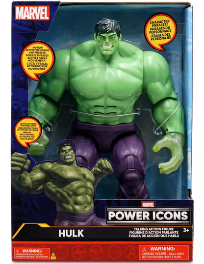 FIGURA DE ACCIÓN DE HULK QUE HABLA DE 11” - MARVEL