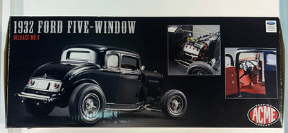 1/18 LANZAMIENTO DEL FORD 1932 DE CINCO VENTANAS (1 DE 1050 UDS)