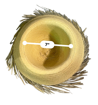 SOMBRERO PAVA TAMAÑO DE ADULTO - PUERTO RICO HAT JIBARO ADULT SIZE LARGE