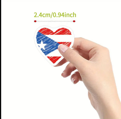 PUERTO RICO STICKER ROLL 500 PCS.