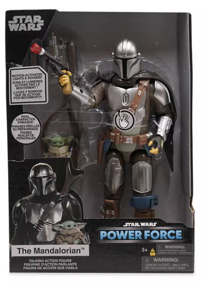 FIGURA DE ACCIÓN QUE HABLA DE EL MANDALORIANO DE 11” - STAR WARS