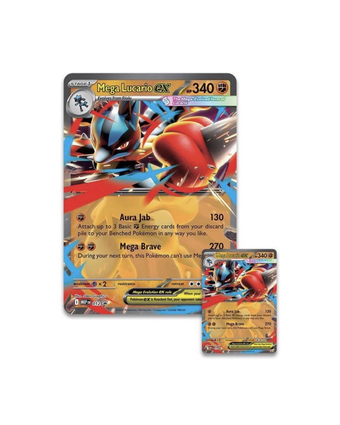 POKEMON MEGA LUCARIO EX FIGURE COLLECTION (ENGLISH).