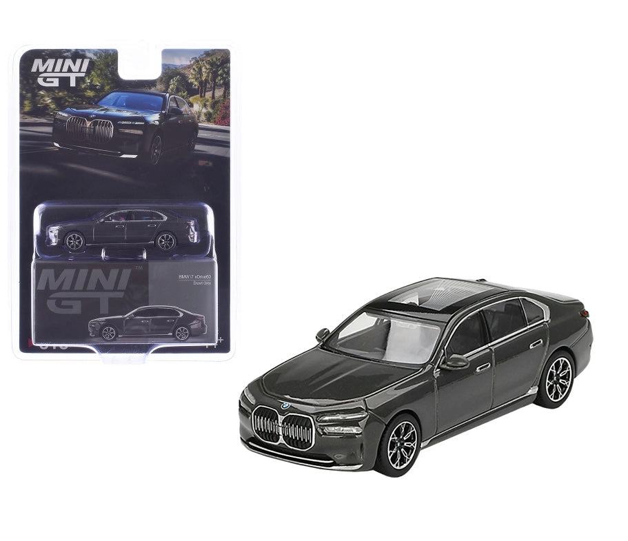 1/64 BMW i7 xDRIVE60 DRAVIT GREY - MINI GT