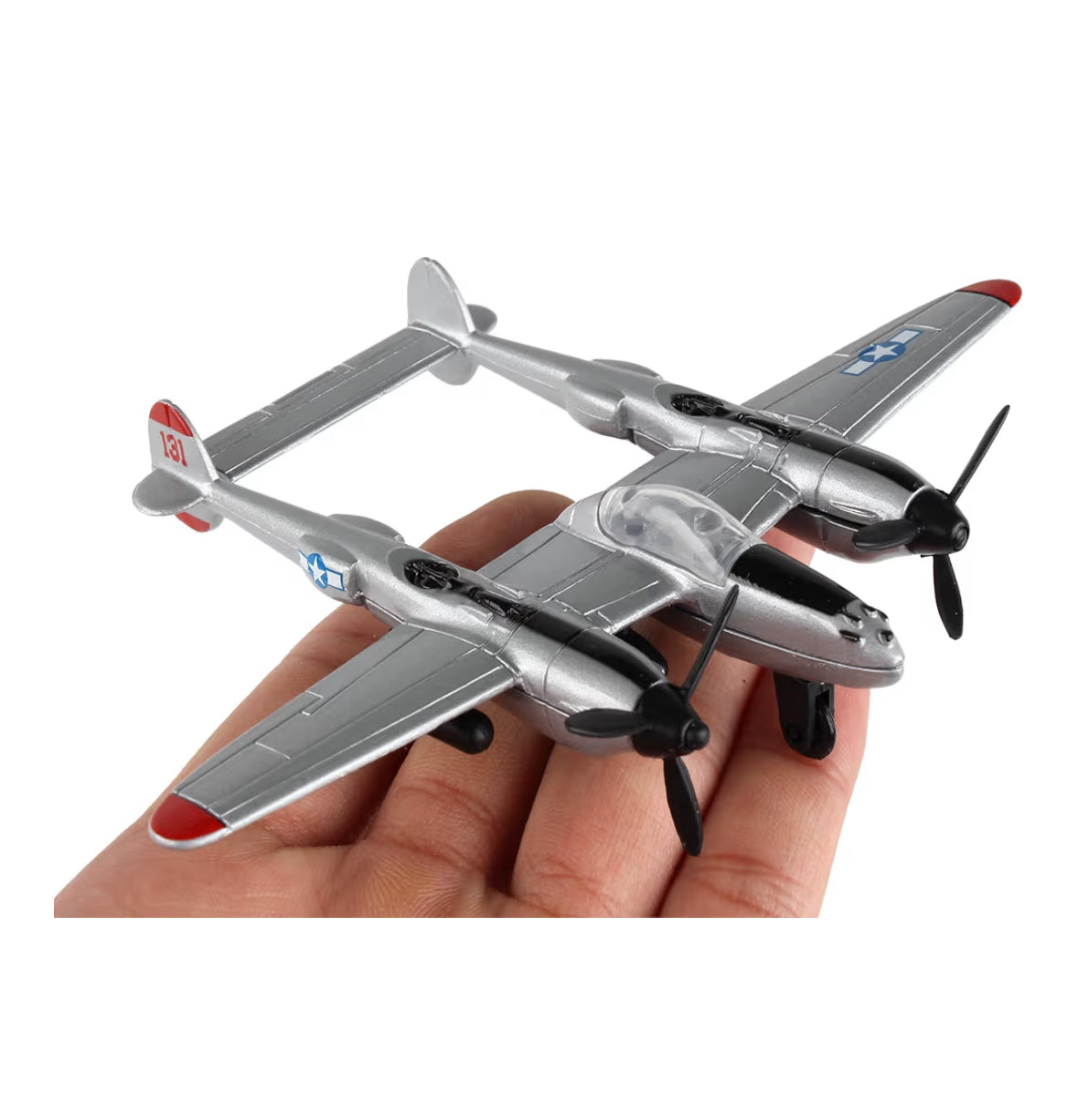 RUNWAY P-38J LIGHTNING SILVER (USAAF).