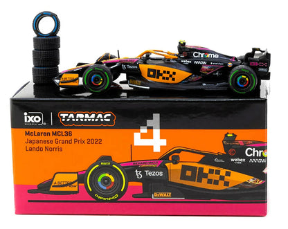 1/64 2022 MCLAREN MCL36 / JAPANESE GRAND PRIX LANDO NORRIS (FORMULA 1) - TARMACWORKS