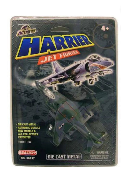 HARRIER JET FIGHTER 1/100 DIE CAST METAL