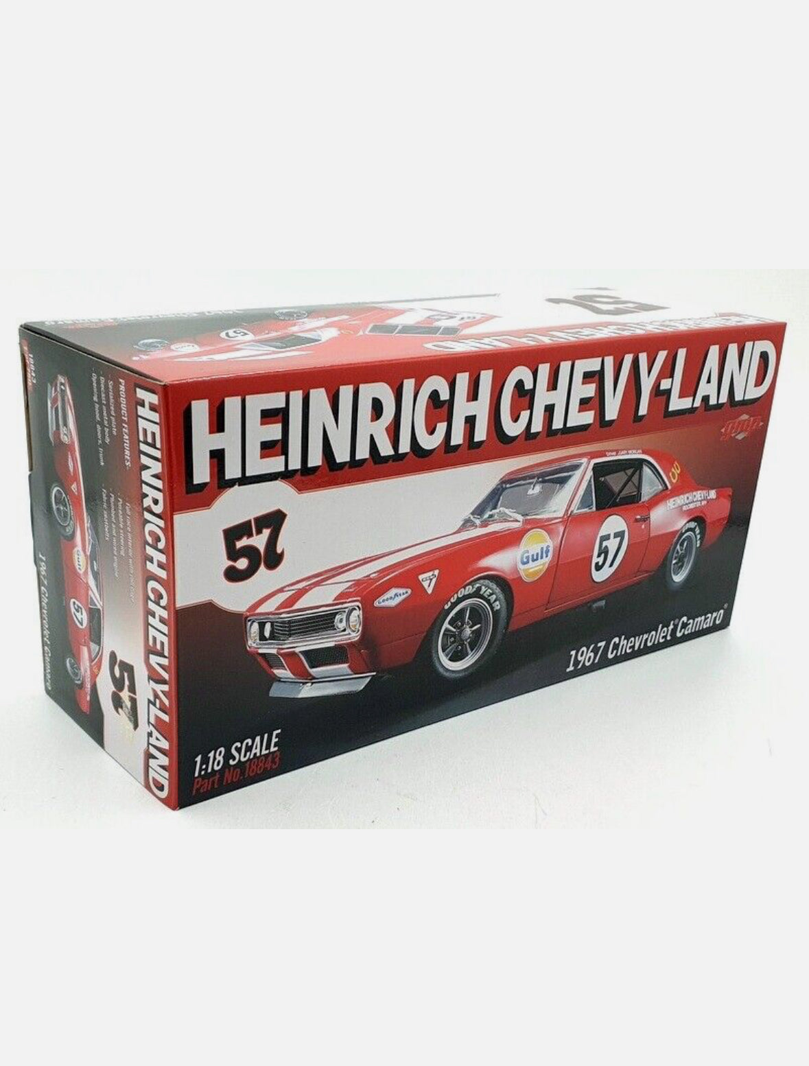 1/18 1967 CHEVROLET CAMARO - HEINRICH CHEVY-LAND 1 OF 750 PCS ONLY - GMP