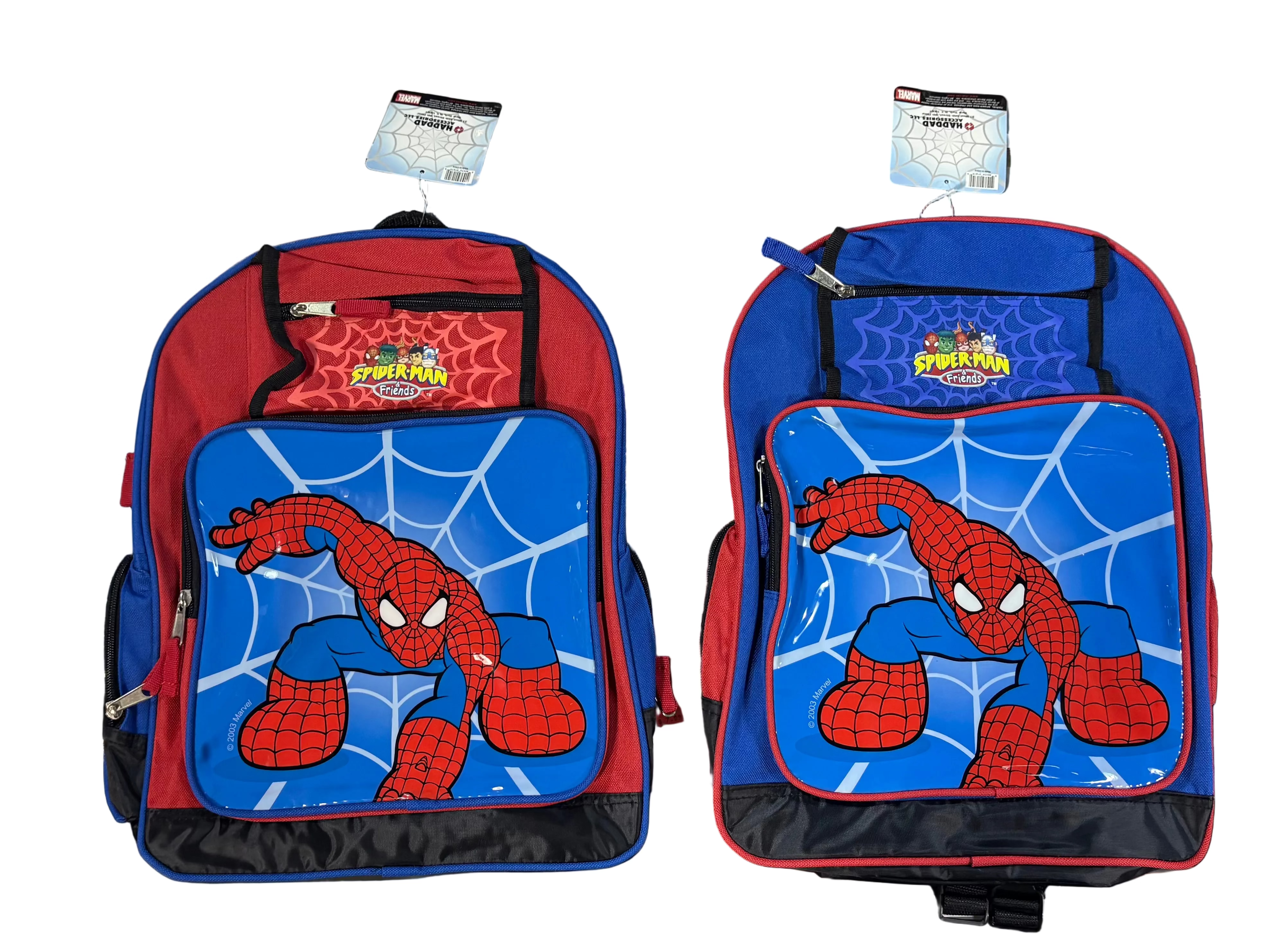 16” SPIDER-MAN RELIEF WIDE BACK PACK