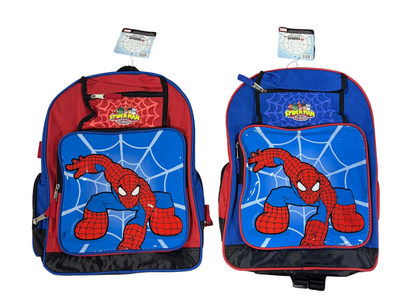 16” SPIDER-MAN RELIEF WIDE BACK PACK