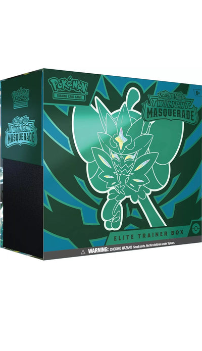 POKEMON - CAJA DE ENTRENADOR ELITE TWILIGHT MASQUERADE ESCARLATA Y VIOLETA