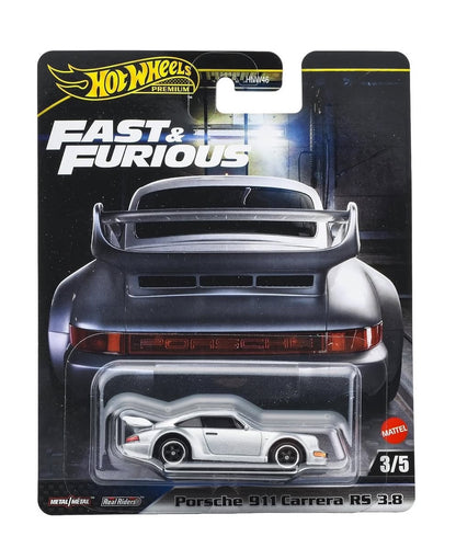 1/64 PORSCHE 911 CARRERA RS 3.8 3/5 - HOT WHEELS PREMIUM FAST & FURIOUS