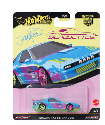1/64 MAZDA RX7 FC PANDEM SILHOUETTES 4/5 - HOT WHEELS PREMIUM CAR CULTURE