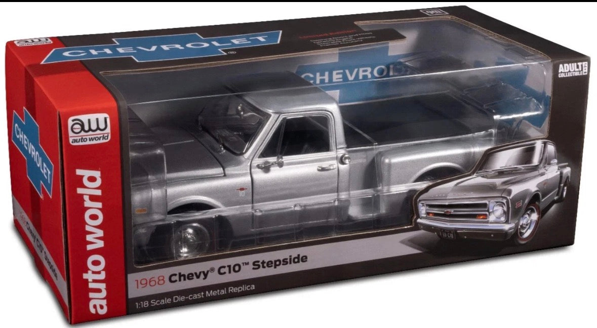 1/18 1968 CHEVY C10 STEPSIDE - AUTOWORLD