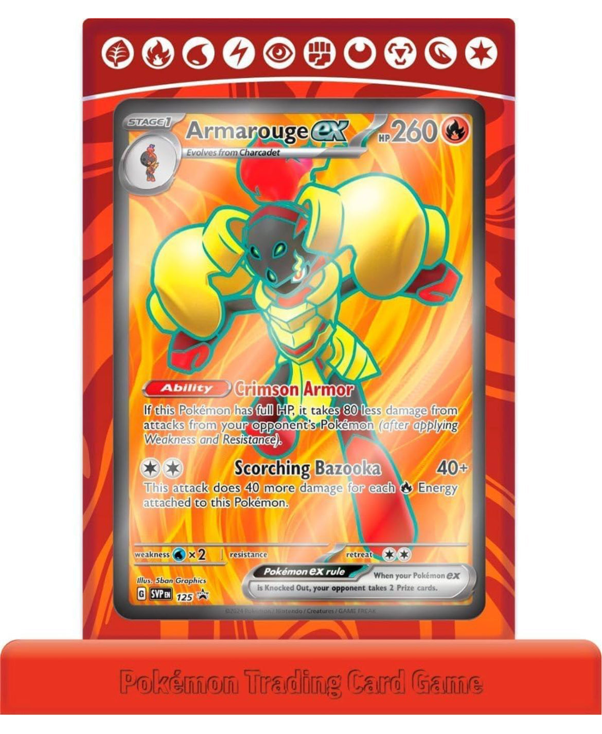 ARMAROUGE EX BOX - POKEMON