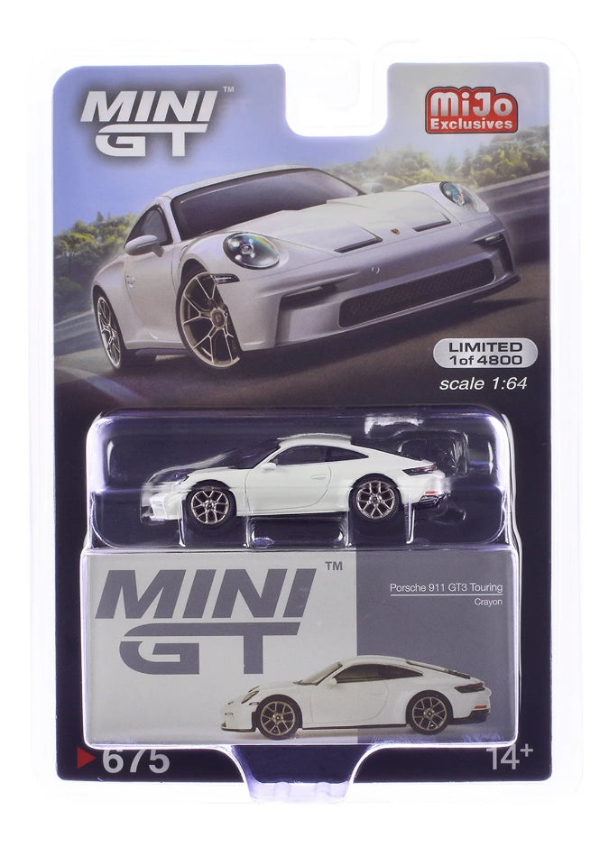 1/64 PORSCHE 911 GT3 TOURING CRAYON- MINI GT