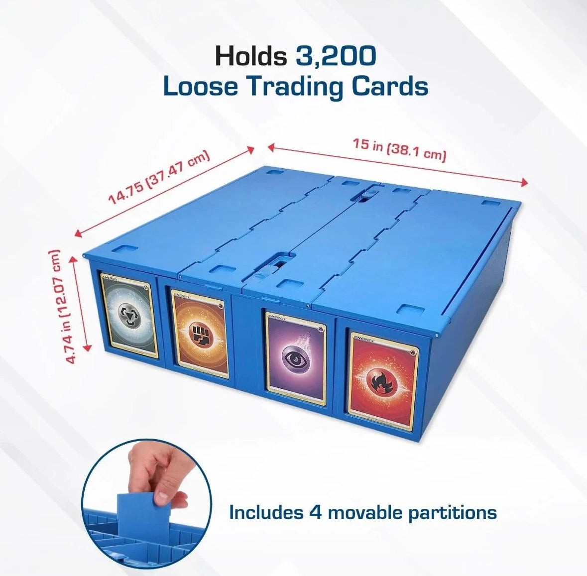 BCW CARD BIN 3,200 COUNT