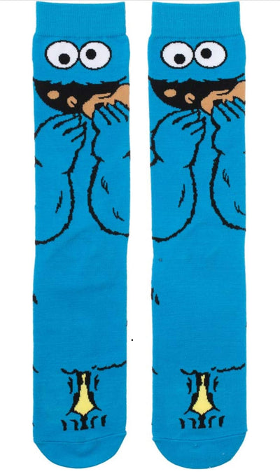 COOKIE MONSTER PAIR OF SOX - SESAME STREET