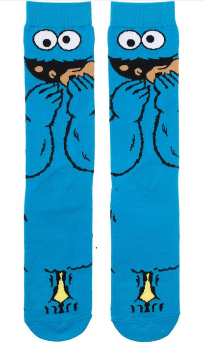 COOKIE MONSTER PAIR OF SOX - SESAME STREET