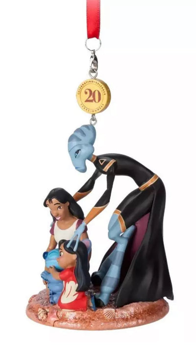 FIGURA ADORNO CUADERNO DE BOCETOS LEGACY DE DISNEY LILO &amp; STITCH 20.º ANIVERSARIO 2022