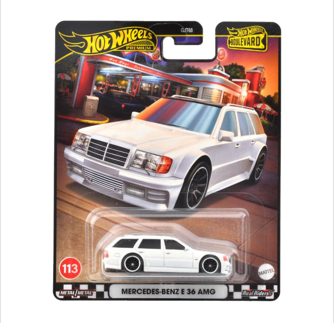1/64 MERCEDES-BENZ E 36 AMG BLVD - HOTWHEELS