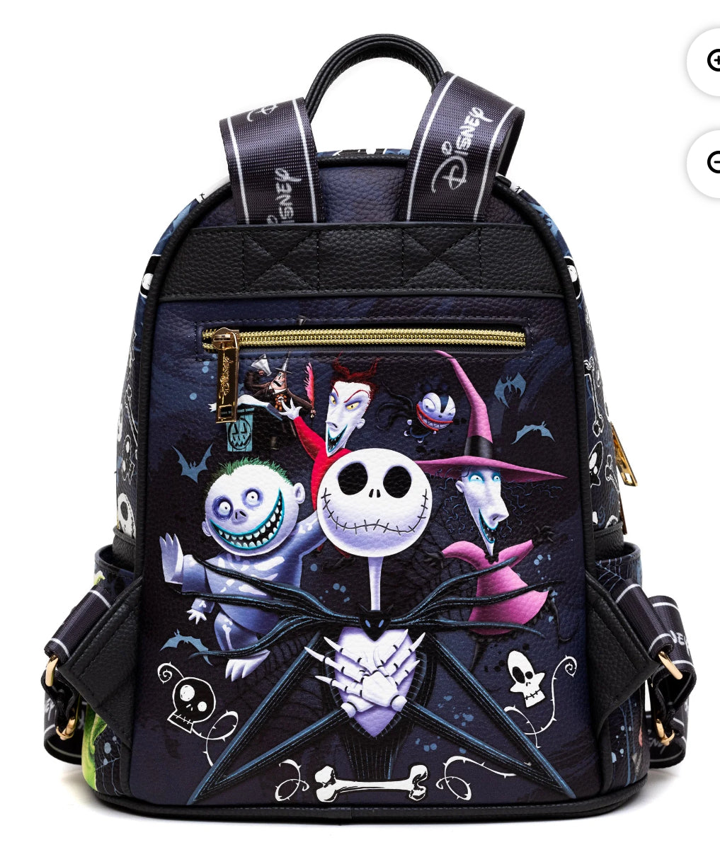 BACK PACK - JACK SKELLINGTON & FRIENDS LEATHER BAG