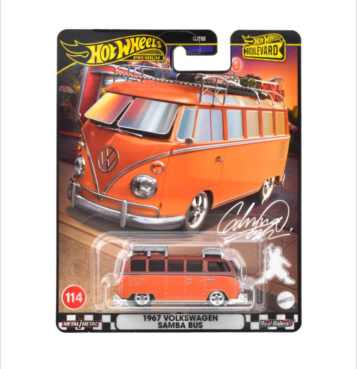 1/64 1967 VOLKSWAGEN SAMBA BUS BLVD - HOTWHEELS