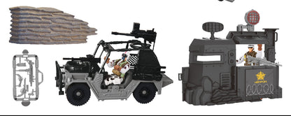 MILITARY PLAY SET WITH LIGHTS & SOUND BATTERY OPERATED TEM # CF-18DK