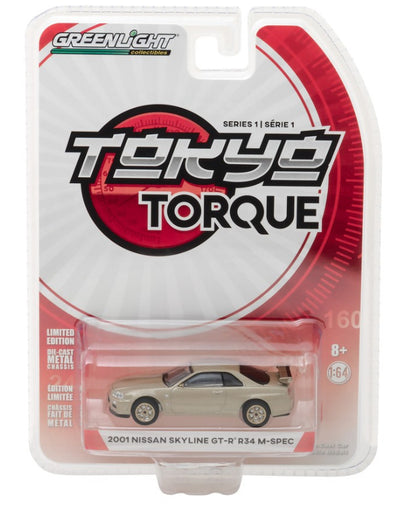 1/64 2001 NISSAN SKYLINE GT-R R34 M-SPEC - TORSIÓN DE TOKIO