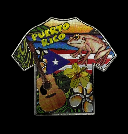 MAGNETO METÁLICO TSHIRT PUERTO RICO / PUERTO RICO TSHIRT METALLIC MAGNET