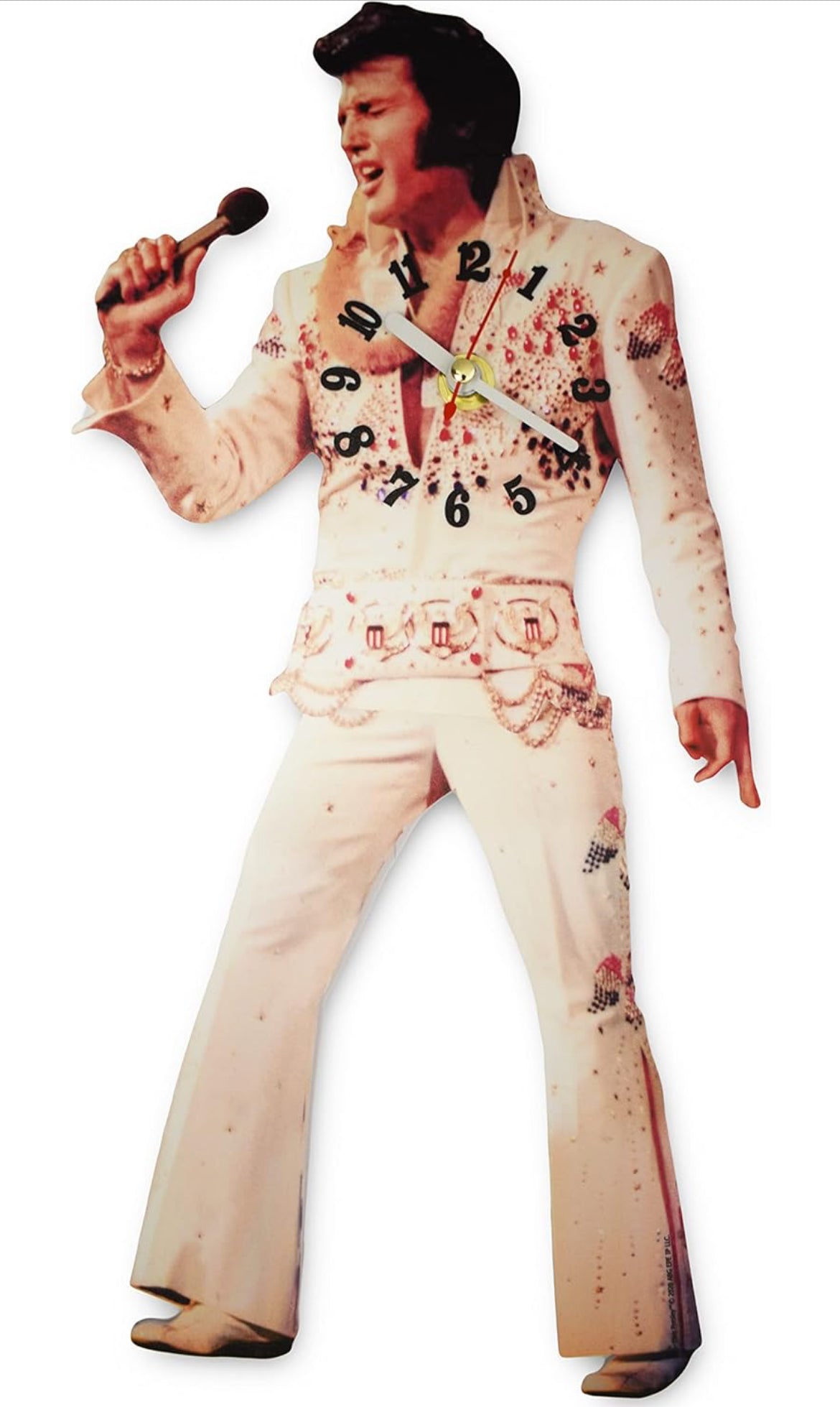 ELVIS PRESLEY SWINGING LEGS WALL CLOCK