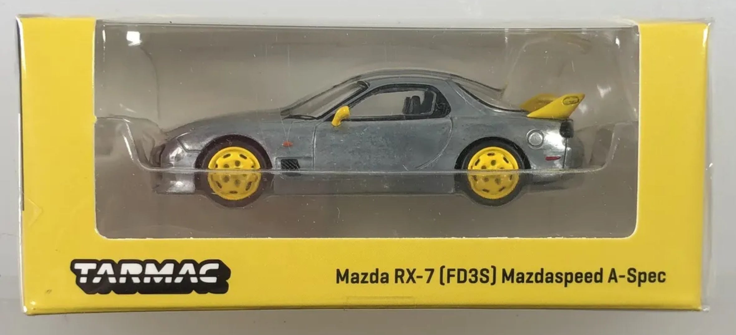 1/64 MAZDA RX-7 [FD3S] - MAZDASPEED A-SPEC “CHASE” (RAW BODY AND YELLOW RIMS VARIATION)