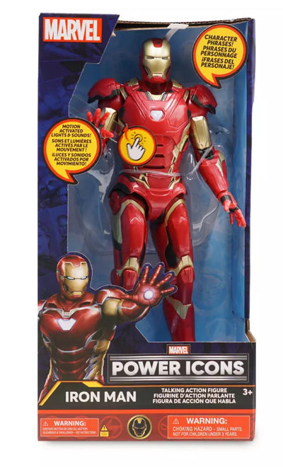 FIGURA DE ACCIÓN DE IRON MAN QUE HABLA DE 11” - MARVEL