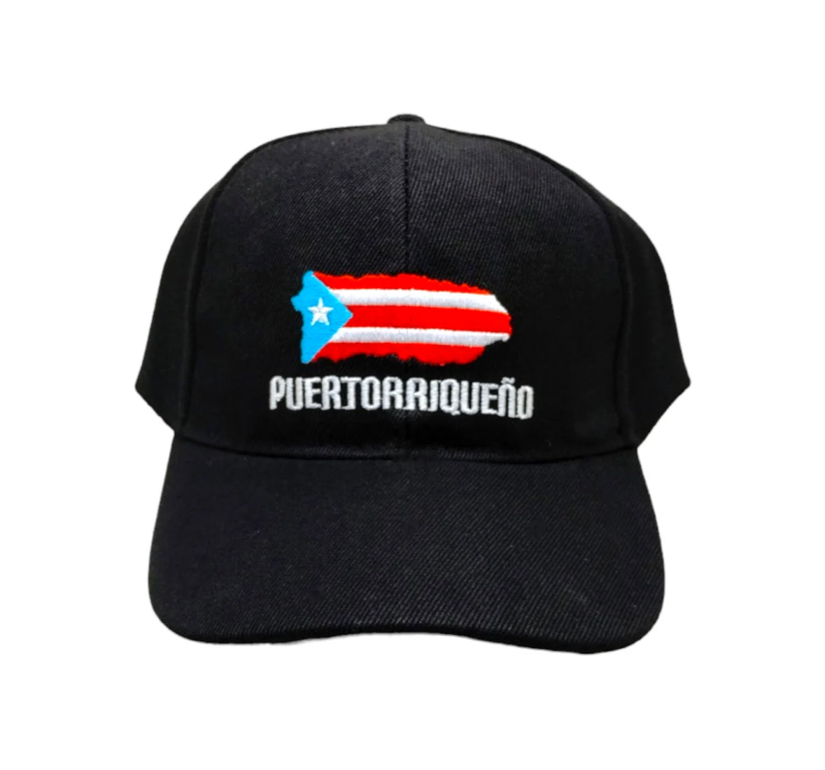 GORRA DE PR - MAPA ISLA CON BANDERA DE PUERTO RICO.