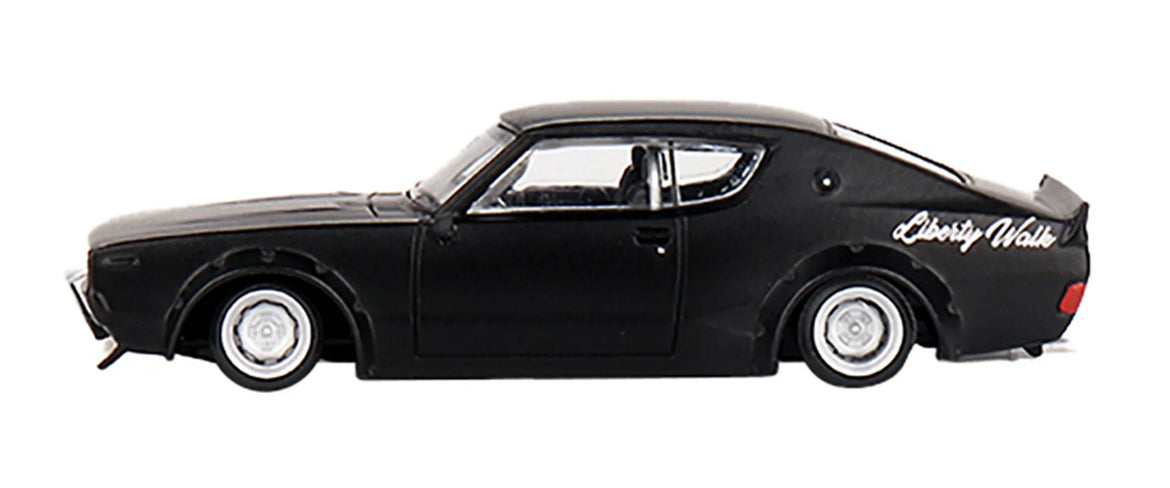 1/64 NISSAN SKYLINE KENMERI LIBERTY WALK - MATT BLACK