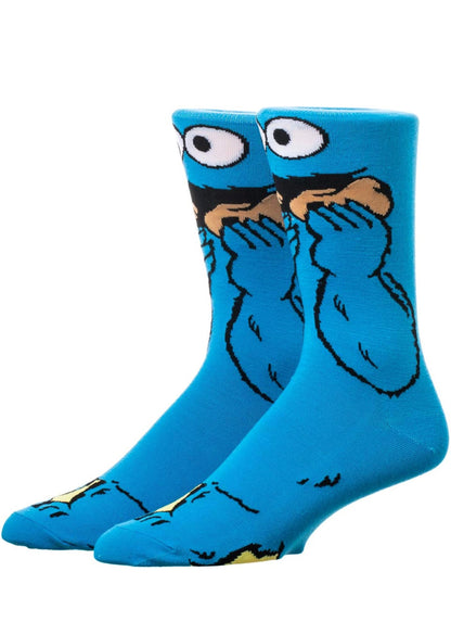 COOKIE MONSTER PAIR OF SOX - SESAME STREET