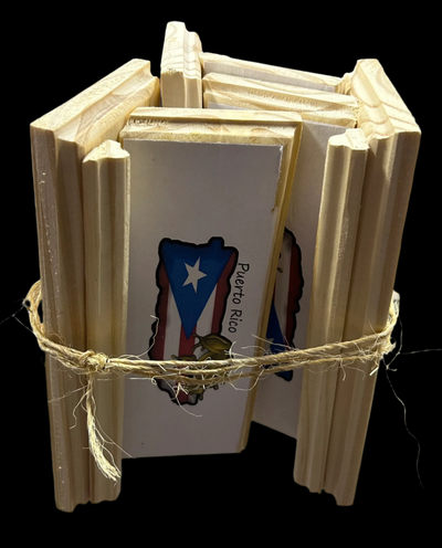 JUEGO PR MAP CON SOPORTE DOMINÓ COQUI (ATRIL) - 4 PIEZAS