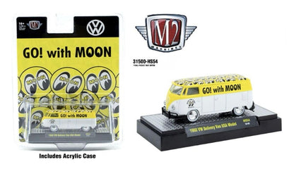 1/64 1960 VOLKSWAGEN DELICERY VAM USA MODEL MOONEYES - M2 MACHINES
