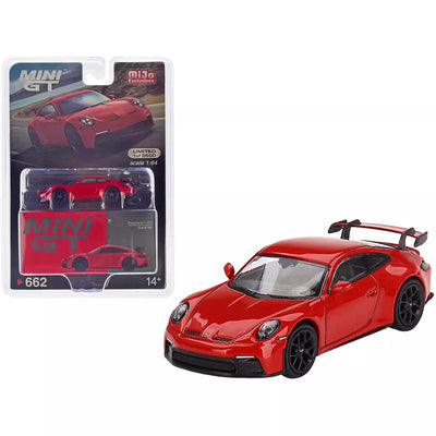 1/64 MINI GT PORSCHE TAYCAN TURBO S MINI GT GUARDIAS ROJAS 