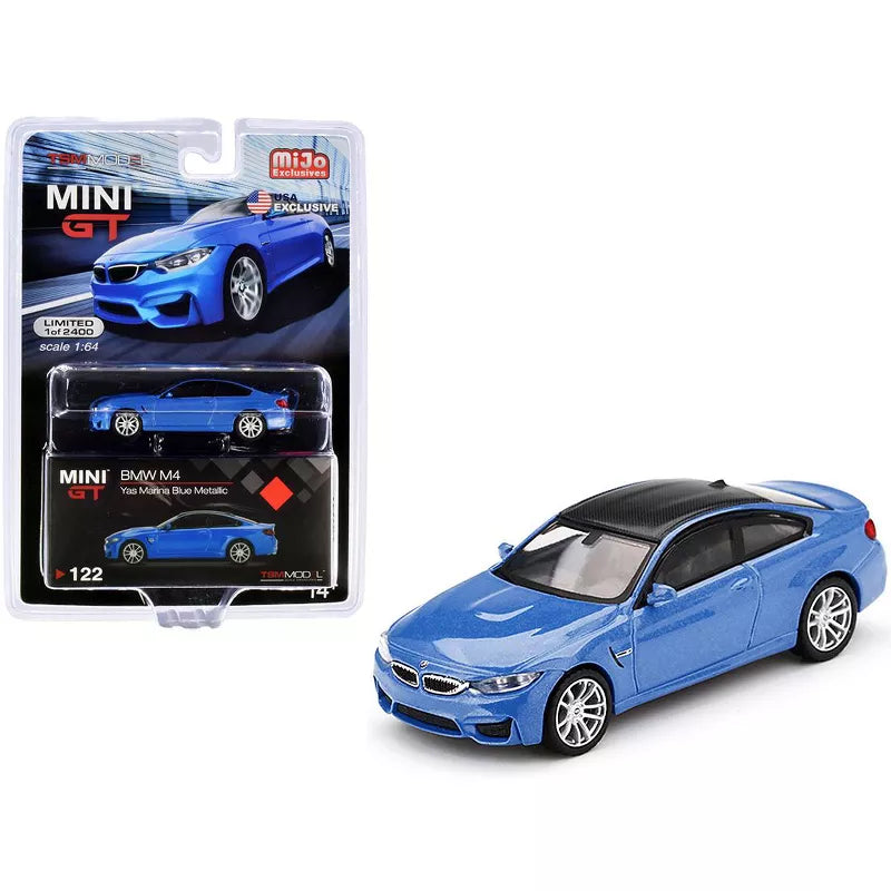 1/64 BMW M4 - YAS MARINA BLUE METALLIC