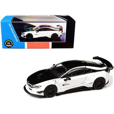 BMW I8 BLANCO Y NEGRO 1/64 - PASEO POR LA LIBERTAD 