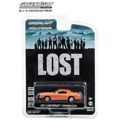 1/64 1971 CHEVROLET CAMARO Z28 LOST SERIES - GREENLIGHT