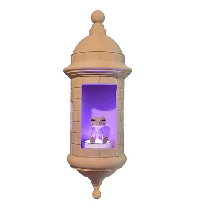 COQUI IN GARITA WALL LAMP - LAMPARA COQUI EN GARITA  PARA PARED