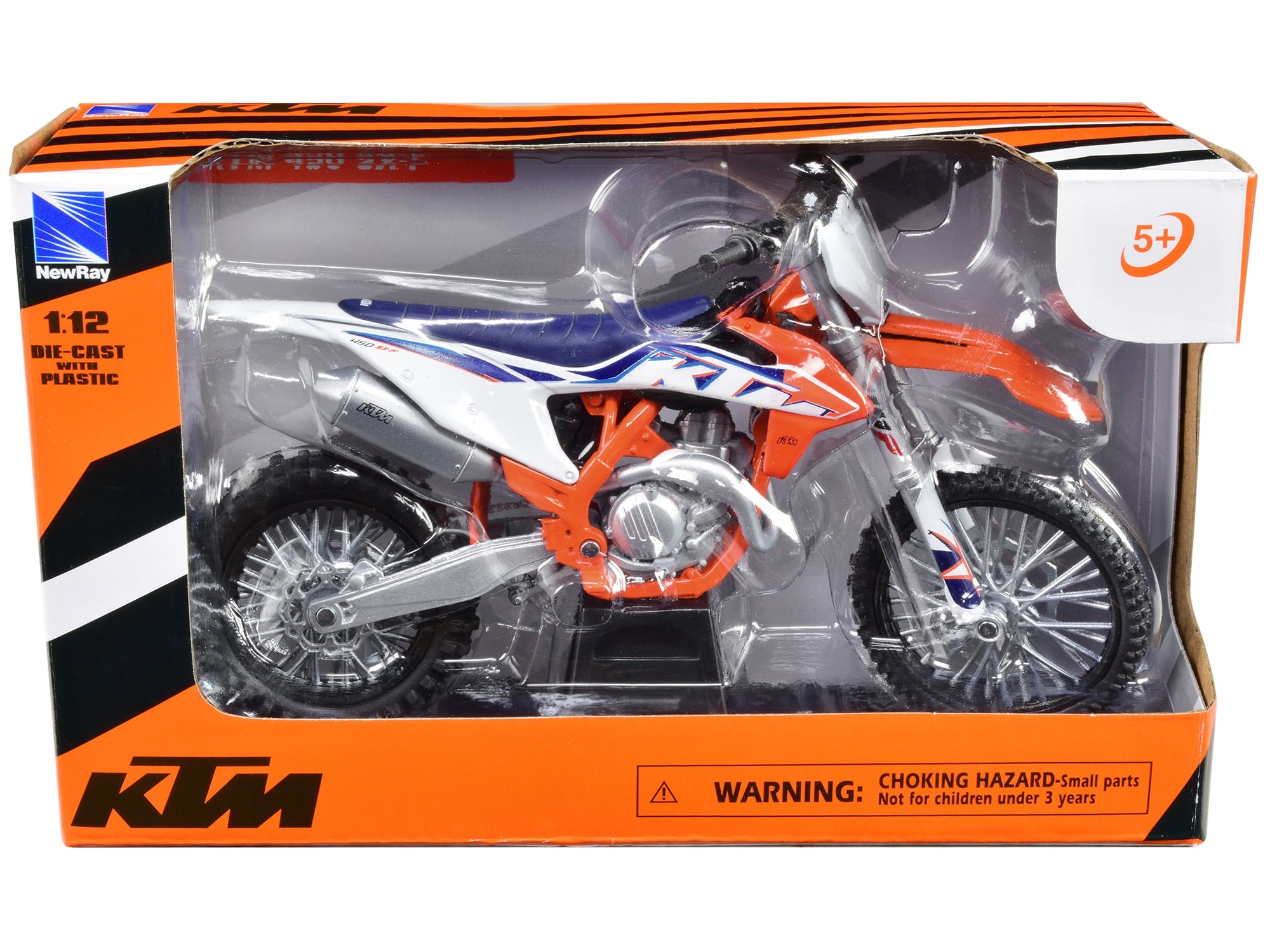 1/12 2023 KTM 450-SX DIRT BIKE OR - NEW RAY